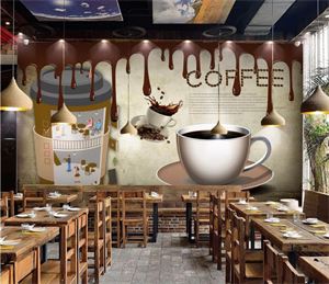 Tranh dán tường quán cà phê MCF 005