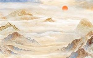 Tranh đá - sơn thủy hữu tình