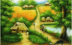 Phong cảnh làng quê 